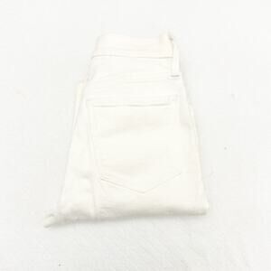 Madewell The Perfect Vintage Crop Jean Off White Denim Size 25